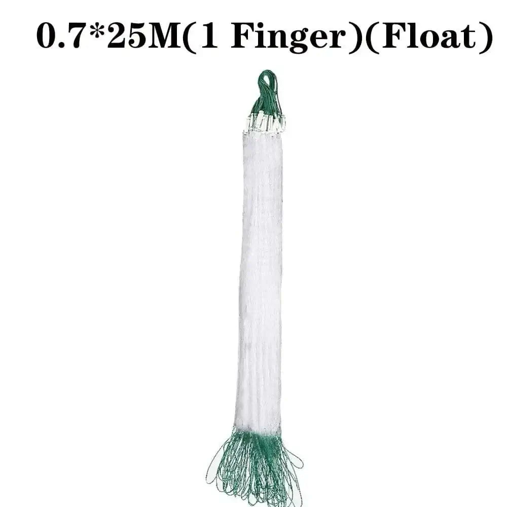 China China 0.7-25M(1)(Float) 8/15/20/25M Nylon Hand Cast Fish Network Fishing Net Fish Mesh Trap Monofilament Netting Tackle Tool Accessories