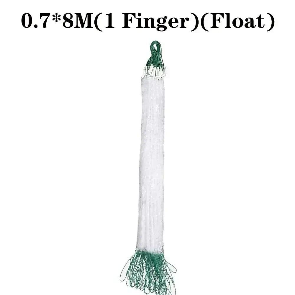 China China 0.7-8M(1)(Float) 8/15/20/25M Nylon Hand Cast Fish Network Fishing Net Fish Mesh Trap Monofilament Netting Tackle Tool Accessories