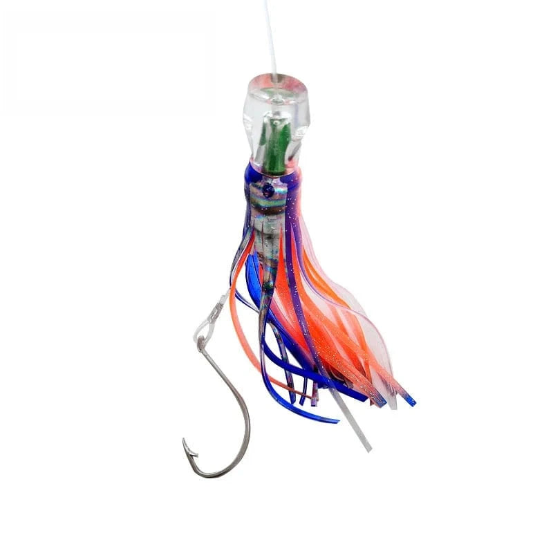 China China 001 PROBEROS Trolling Skirt Lure 16cm 47g Fishing Lures for Deep Sea Big Game Marlin Tuna Rigged Bionic Squid Bait Octopus Soft Lure