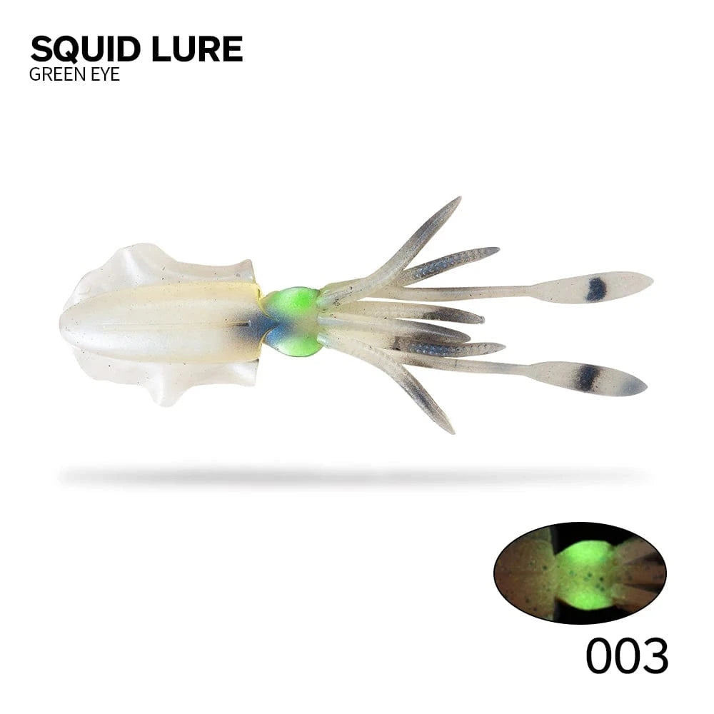 China China 003 / 150mm 16g Hunthouse Fishing Soft Swim Squid Lure Jig Swimbait Luminous/UV 150mm/16g Wobbler For Cuttlefish Trolling Sea Spinner Bait