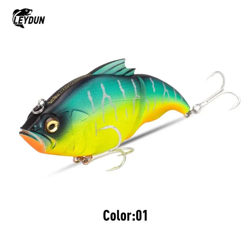 China China 01 / 115mm 41g Floating LEYDUN New Vibration Fishing Lures Floating 115mm 41g Lipless Good Swimbaits Multi Jointed Saltwater Bass Hard Baits Ice Wobbler