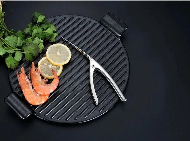 China China 01 Shrimp Peeler Stainless Steel Shrimp Deveiner Kitchen Appliances Shrimp Cleaner Prawn Peeler Fishing Knife Prawn Shell Peeler