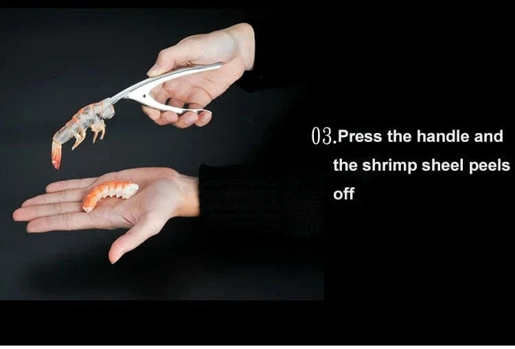 China China 01 Shrimp Peeler Stainless Steel Shrimp Deveiner Kitchen Appliances Shrimp Cleaner Prawn Peeler Fishing Knife Prawn Shell Peeler