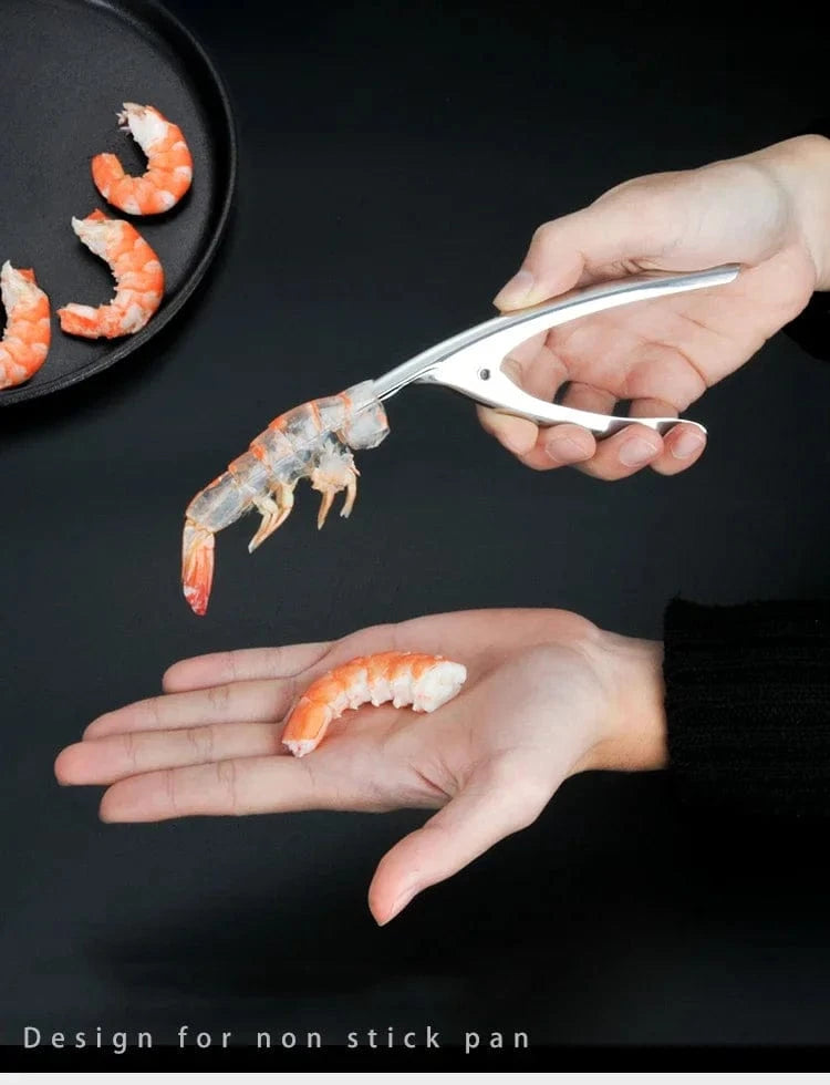 China China 01 Shrimp Peeler Stainless Steel Shrimp Deveiner Kitchen Appliances Shrimp Cleaner Prawn Peeler Fishing Knife Prawn Shell Peeler