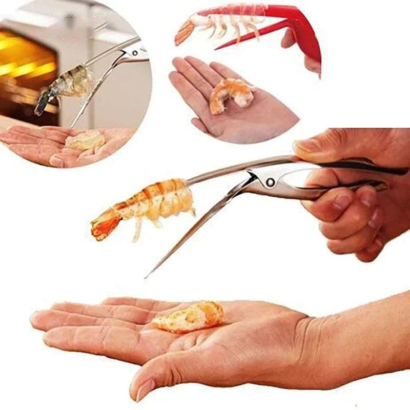 China China 01 Shrimp Peeler Stainless Steel Shrimp Deveiner Kitchen Appliances Shrimp Cleaner Prawn Peeler Fishing Knife Prawn Shell Peeler