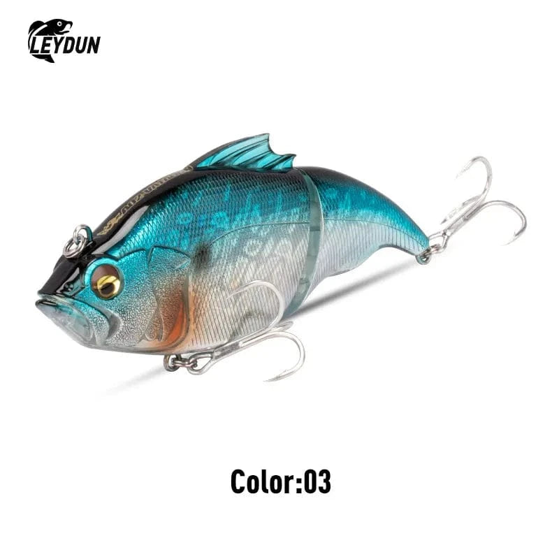 China China 03 / 115mm 41g Floating LEYDUN New Vibration Fishing Lures Floating 115mm 41g Lipless Good Swimbaits Multi Jointed Saltwater Bass Hard Baits Ice Wobbler