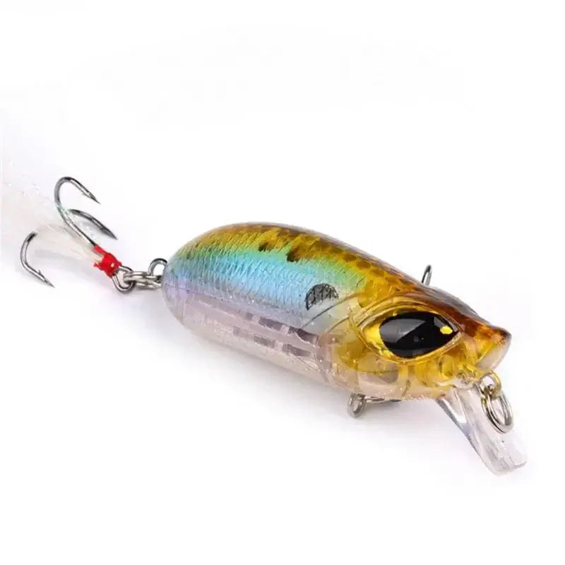 China China 03 1PCS Crank Fishing Lures 8.3g 5.5cm Minnow For Fishing Wobblers Bass Lures Pike Crankbait Fake Baits With Feather Fishing Tackle