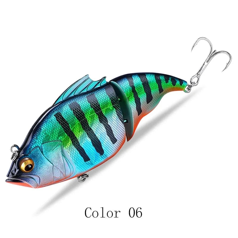 China China 06 / 115mm 41g Floating LEYDUN New Vibration Fishing Lures Floating 115mm 41g Lipless Good Swimbaits Multi Jointed Saltwater Bass Hard Baits Ice Wobbler