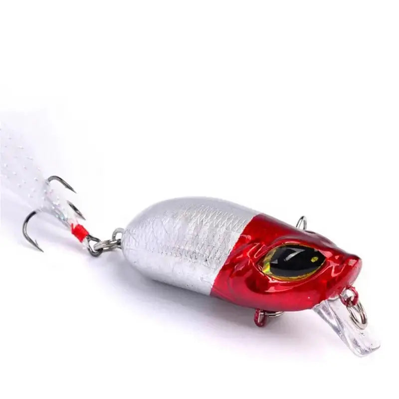 China China 06 1PCS Crank Fishing Lures 8.3g 5.5cm Minnow For Fishing Wobblers Bass Lures Pike Crankbait Fake Baits With Feather Fishing Tackle