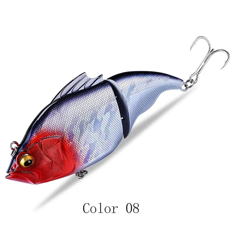 China China 08 / 115mm 41g Floating LEYDUN New Vibration Fishing Lures Floating 115mm 41g Lipless Good Swimbaits Multi Jointed Saltwater Bass Hard Baits Ice Wobbler