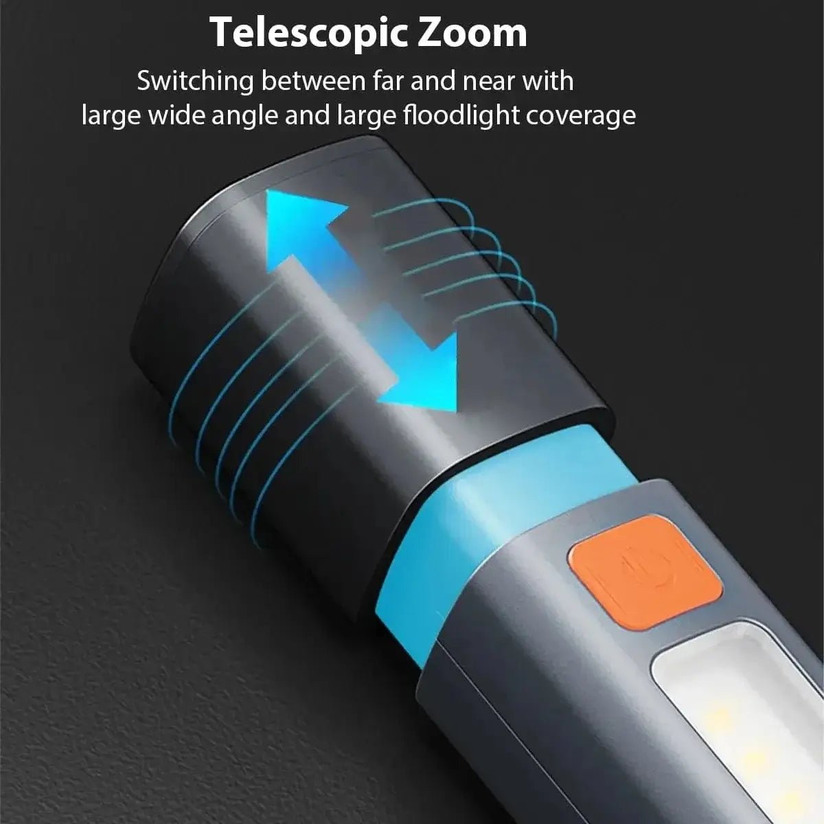 China China 1-10PCS Super Bright COB Side Lights LED XPE Mini Portable Torch Zoomable Waterproof Outdoor Fishing Hunting Camping Flashlight