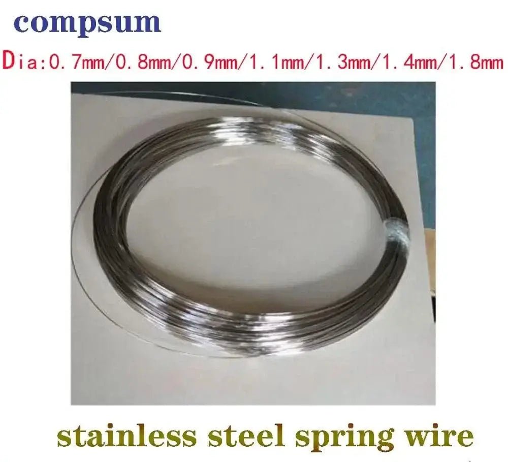 China China 1.1mm    2M / CHINA Stainless steel spring hard wire Fishing hard wire bending spring wire 0.7mm/0.8mm/0.9mm/1mm