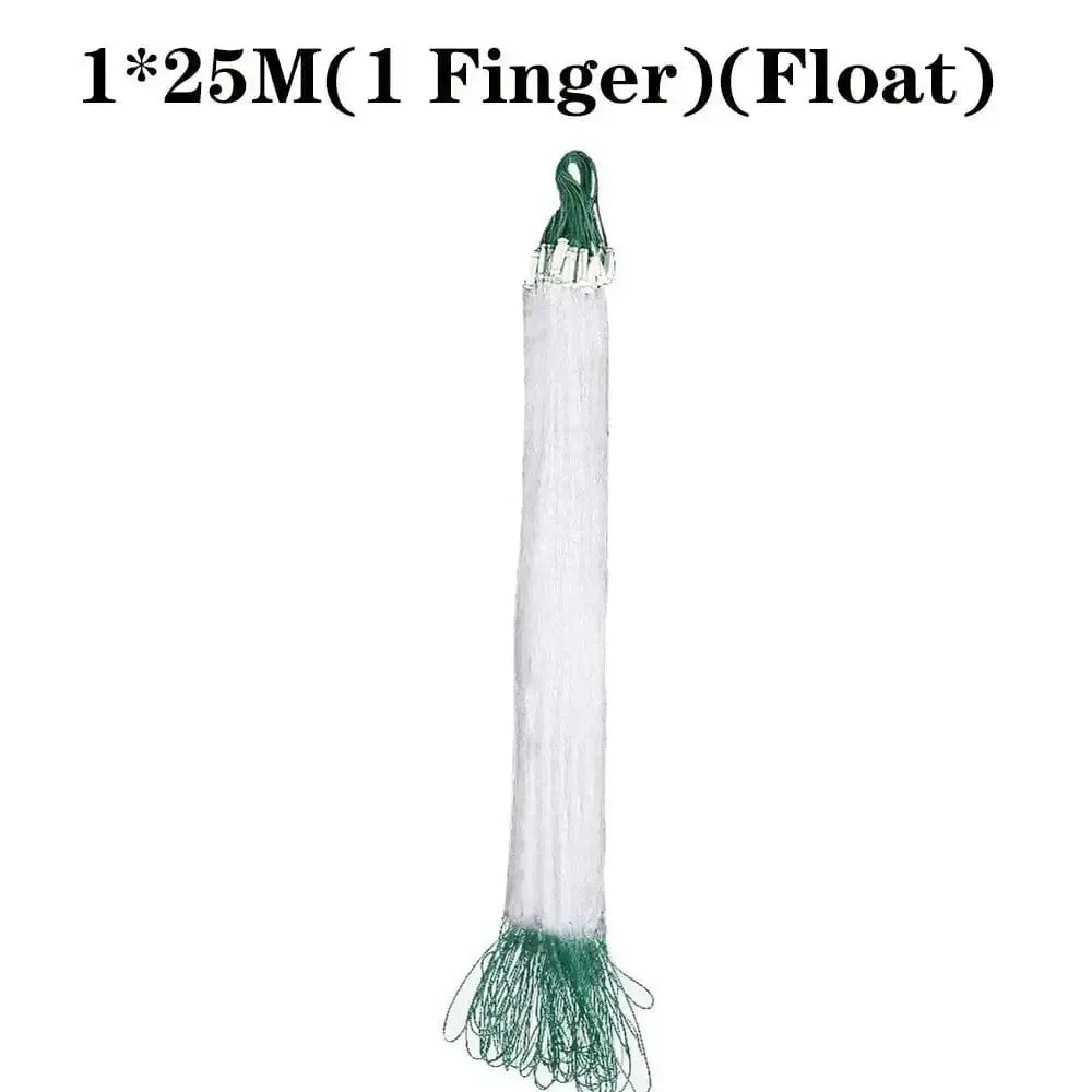 China China 1-25M(1)(Float) 8/15/20/25M Nylon Hand Cast Fish Network Fishing Net Fish Mesh Trap Monofilament Netting Tackle Tool Accessories