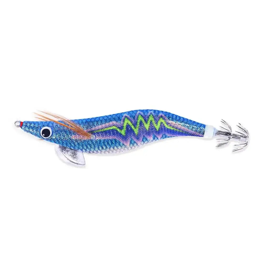 China China 1 3.5 Pesca Squid Jigging Lure Wood Shrimp Jig Hook Artificial Bait 14Cm-18G Octopus Cuttlefish Fishing Tackle with Rattling
