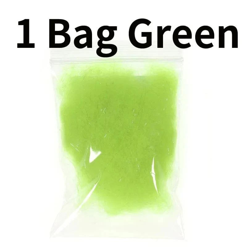 China China 1 Bag Green 1Bag Ice Dubbing Fibre Scud Nymph Dub Fly Tying Material For Trout Flies Shrimp Fly Lure Making