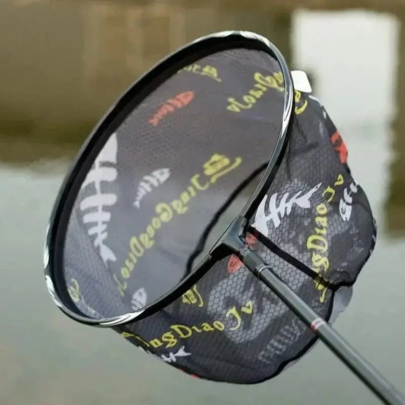China China 1 PCS Fishing Net Head Anti-hook Outdoor Hand Net Ultra Light Aluminium Alloy Solid Deepening Net Fishing Tool Accessories