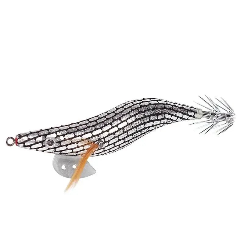 China China 1 piece of luminous wooden shrimp bait, equipped with squid hook, saltwater and freshwater artificial shrimp bait