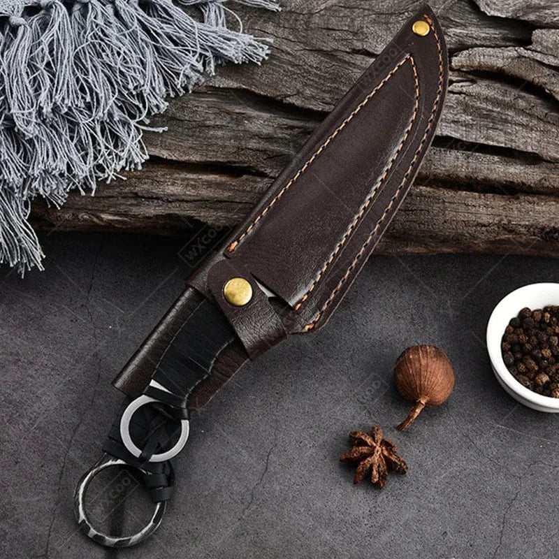China China 1 Set Kitchen Knife Set Chef Buther Boning Knife Utility Knife Stainless Steel Handle Slicing Meat Fish Cleaver Kitchen Knives Set
