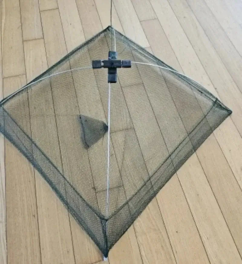 China China 100cm Portable 60/80/100cm Fishing Net Foldable Large Landing Fish Mesh Outdoor Large Capacity Fishing Net For Shrimps Carps Crucians