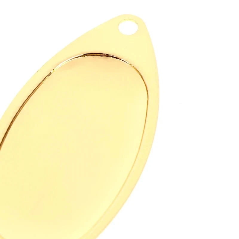 China China 10pcs Nickel Plating Steel Colorado Spinner Smooth Buzz Blades Finish For Spinner baits Fishing Lure Making Parts Component