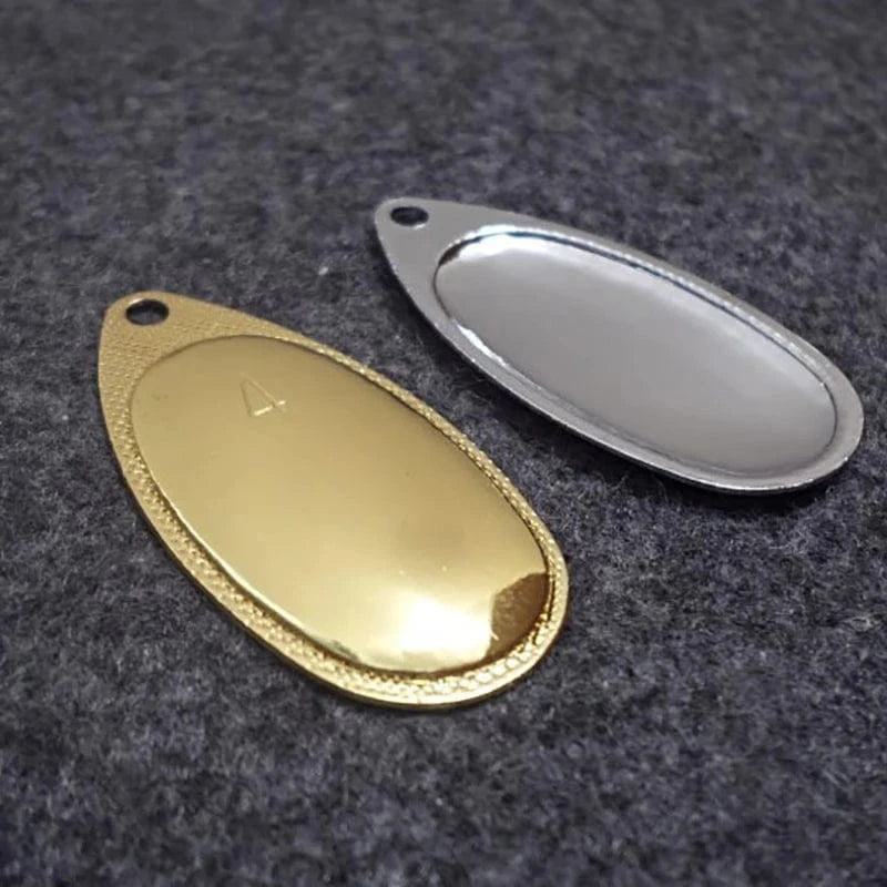 China China 10pcs Nickel Plating Steel Colorado Spinner Smooth Buzz Blades Finish For Spinner baits Fishing Lure Making Parts Component