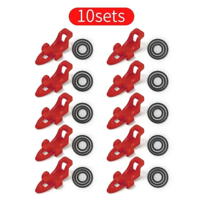 China China (10sets)red 10-30pcs Fishing Rod Pole Hook Keeper Lure Bait Holder Lure Accessories Jig Hooks Safety Keeping Holder Fishing Tool