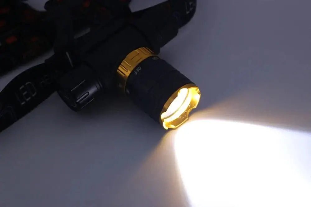 China China 10W T6 Diving head lamp spearfishing Headlight 4000 Lumen 5- Mode Waterproof LED Lighting Torch+1x 18650 battery + USB charger