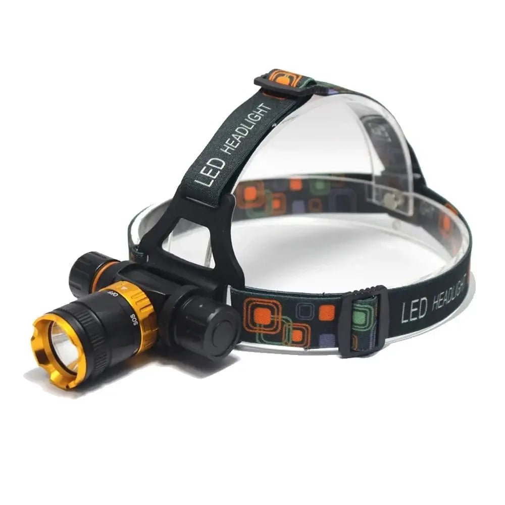 China China 10W T6 Diving head lamp spearfishing Headlight 4000 Lumen 5- Mode Waterproof LED Lighting Torch+1x 18650 battery + USB charger