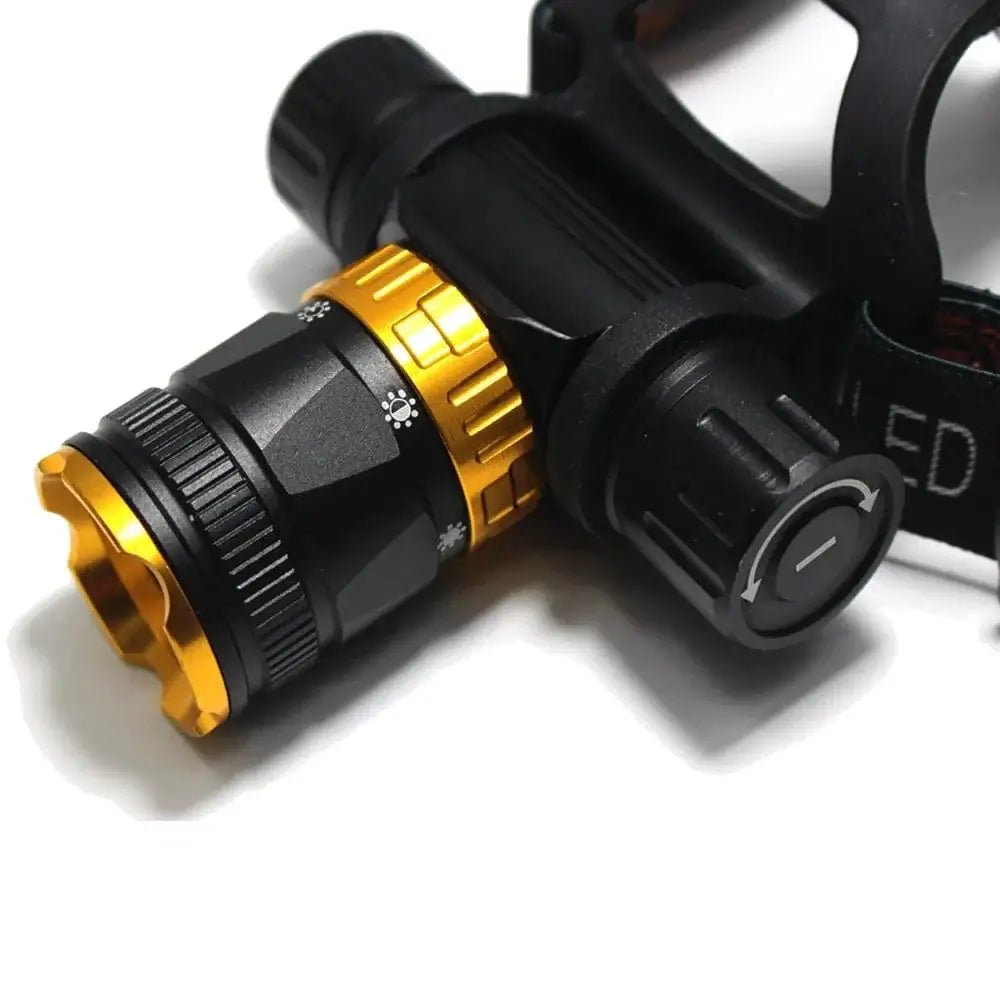 China China 10W T6 Diving head lamp spearfishing Headlight 4000 Lumen 5- Mode Waterproof LED Lighting Torch+1x 18650 battery + USB charger