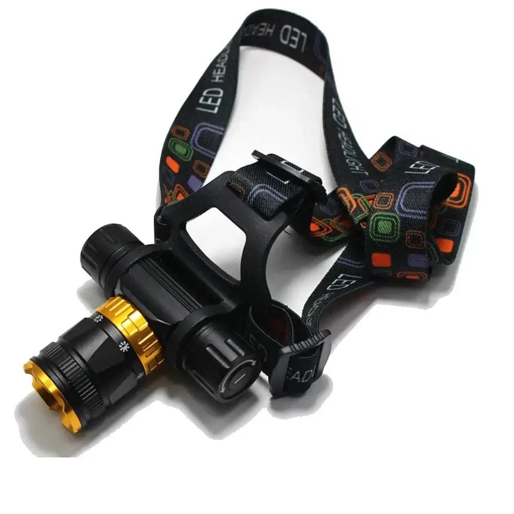 China China 10W T6 Diving head lamp spearfishing Headlight 4000 Lumen 5- Mode Waterproof LED Lighting Torch+1x 18650 battery + USB charger