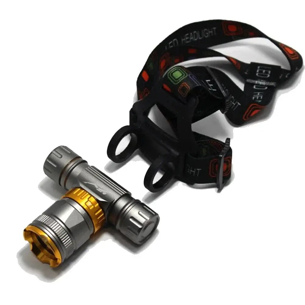 China China 10W T6 Diving head lamp spearfishing Headlight 4000 Lumen 5- Mode Waterproof LED Lighting Torch+1x 18650 battery + USB charger