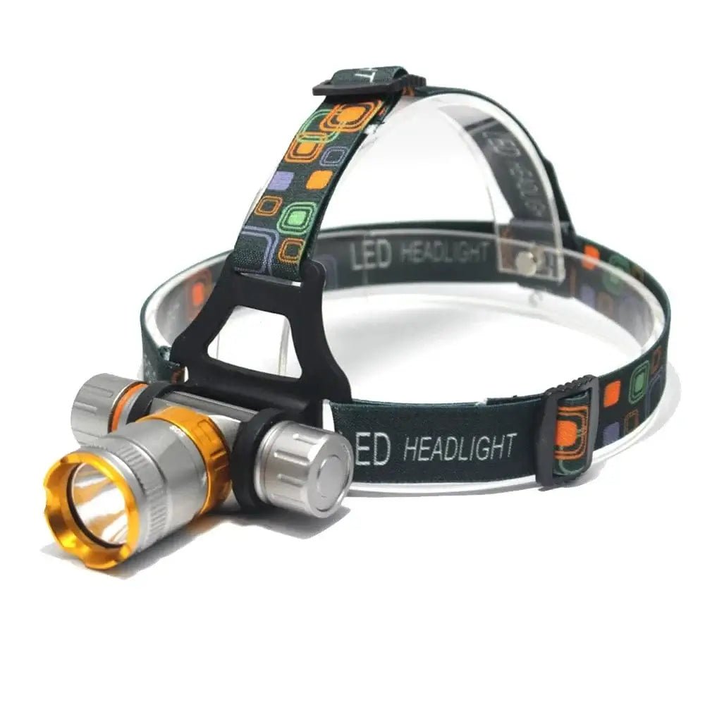 China China 10W T6 Diving head lamp spearfishing Headlight 4000 Lumen 5- Mode Waterproof LED Lighting Torch+1x 18650 battery + USB charger