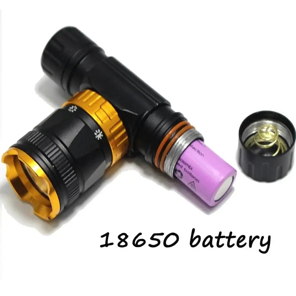 China China 10W T6 Diving head lamp spearfishing Headlight 4000 Lumen 5- Mode Waterproof LED Lighting Torch+1x 18650 battery + USB charger