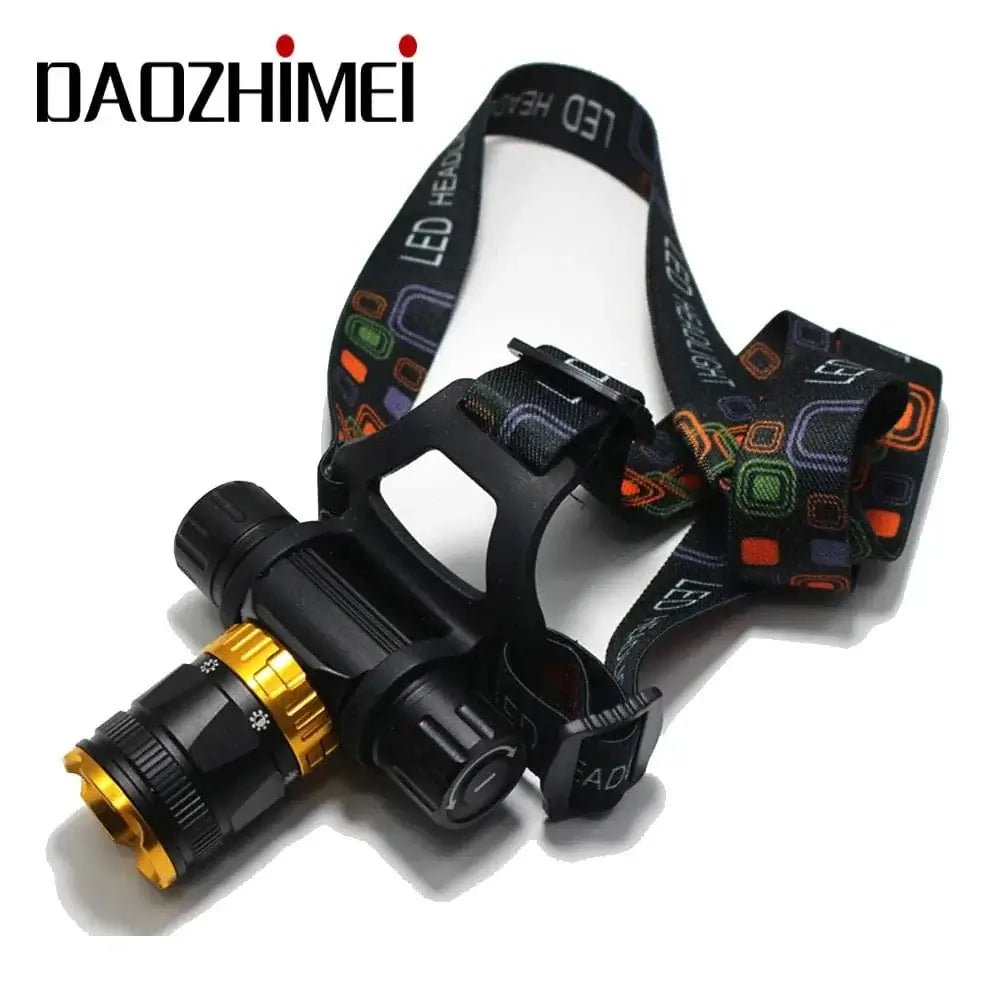 China China 10W T6 Diving head lamp spearfishing Headlight 4000 Lumen 5- Mode Waterproof LED Lighting Torch+1x 18650 battery + USB charger