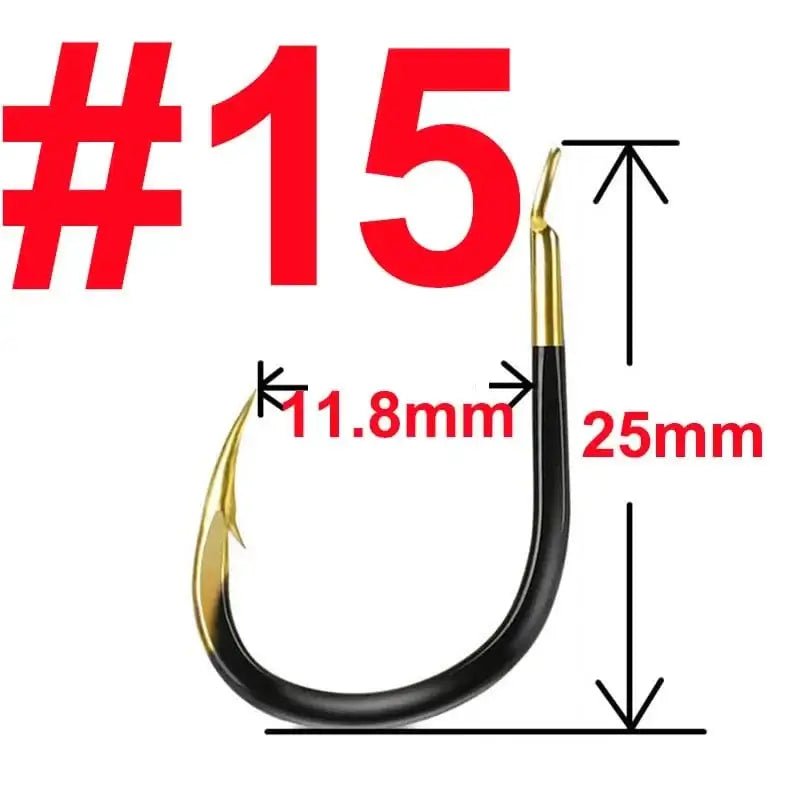 China China 15 / 20 pcs 20 pcs Fishing Hook Single Fishhook Fishing Accessories Supplies Lures Carp Fishing Tackle Barbed Colored Tungsten Alloy