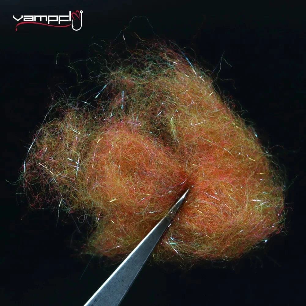 China China 1Bag Ice Dubbing Fibre Scud Nymph Dub Fly Tying Material For Trout Flies Shrimp Fly Lure Making