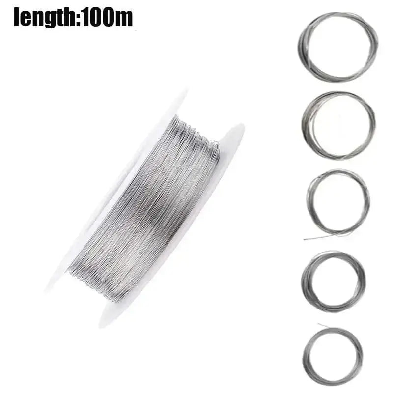China China 1M~100M stainless steel wire, 304 stainless steel soft and hard steel wire, anti-rust steel wire, 0.02~3mm diameter steel wire