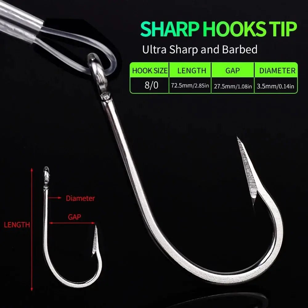China China 1pc 22cm/8.7inch Trolling Bait For Marlin Tuna Dolphin Shark Big Game, Deep-sea Fishing Bait, Octopus Squid Skirt Trolling Lures