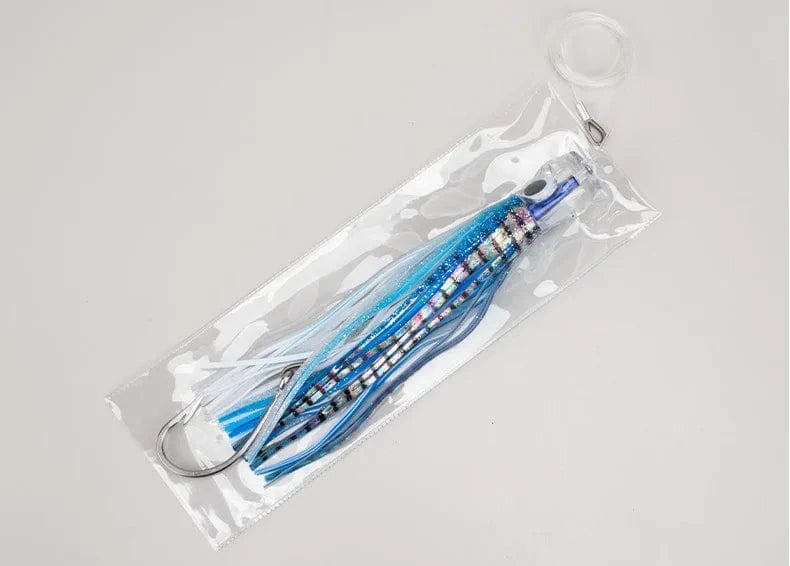 China China 1pc 23cm 130g UV Trolling Lure Bait Resin Head Head Octopus Squid Skirt Bait Big Game Drag Fishing Marlin Tuna Pesca Hard Bait