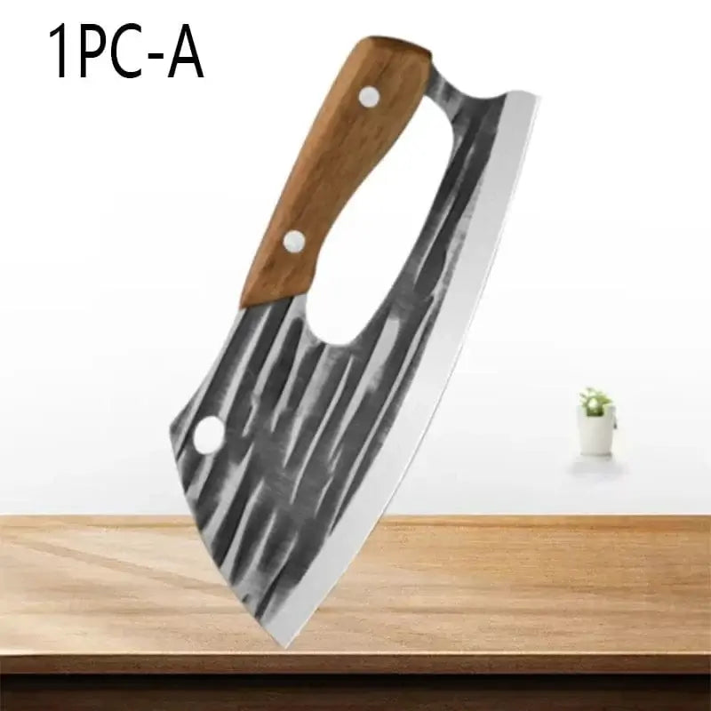 China China 1PC-A WXCOO Forged Boning Knife Professional Butcher Knives Sharp Meat Cleaver Carving Knife Stainless Steel Kitchen Knives Tools