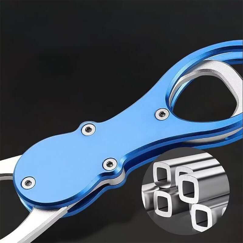 China China 1pc Fishing Gripper Lip Grippers Fishing Fish Grabber Tool Lip Clamp With Weight Scale Anti-Rust For Beginner Fishing Enthusiast