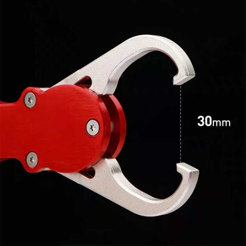 China China 1pc Fishing Gripper Lip Grippers Fishing Fish Grabber Tool Lip Clamp With Weight Scale Anti-Rust For Beginner Fishing Enthusiast