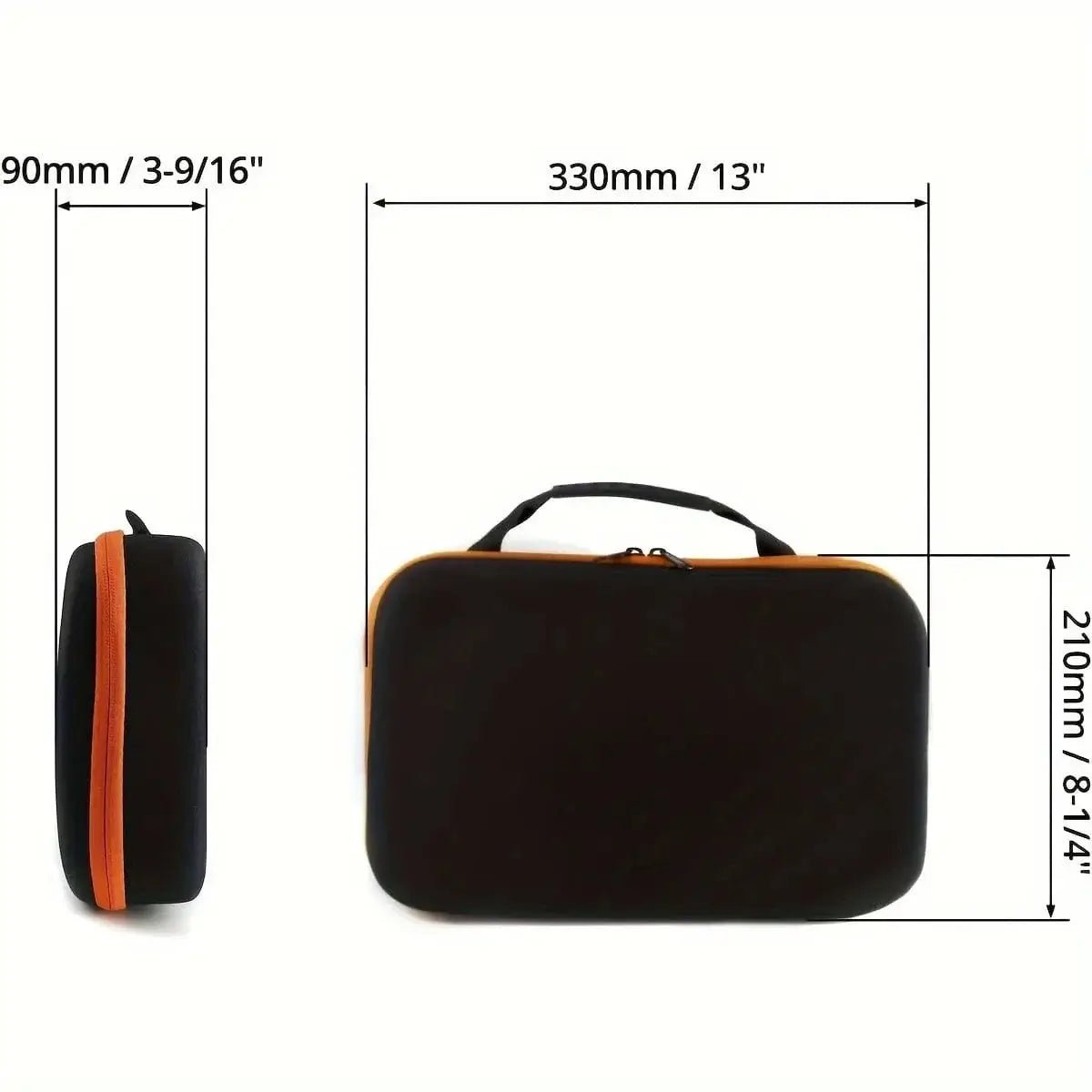 China China 1pc Shockproof Tool Bag, Waterproof Tool Box, Large Capacity Electric Drill Carry Case Oxford Cloth Bag For Electrician Hardware