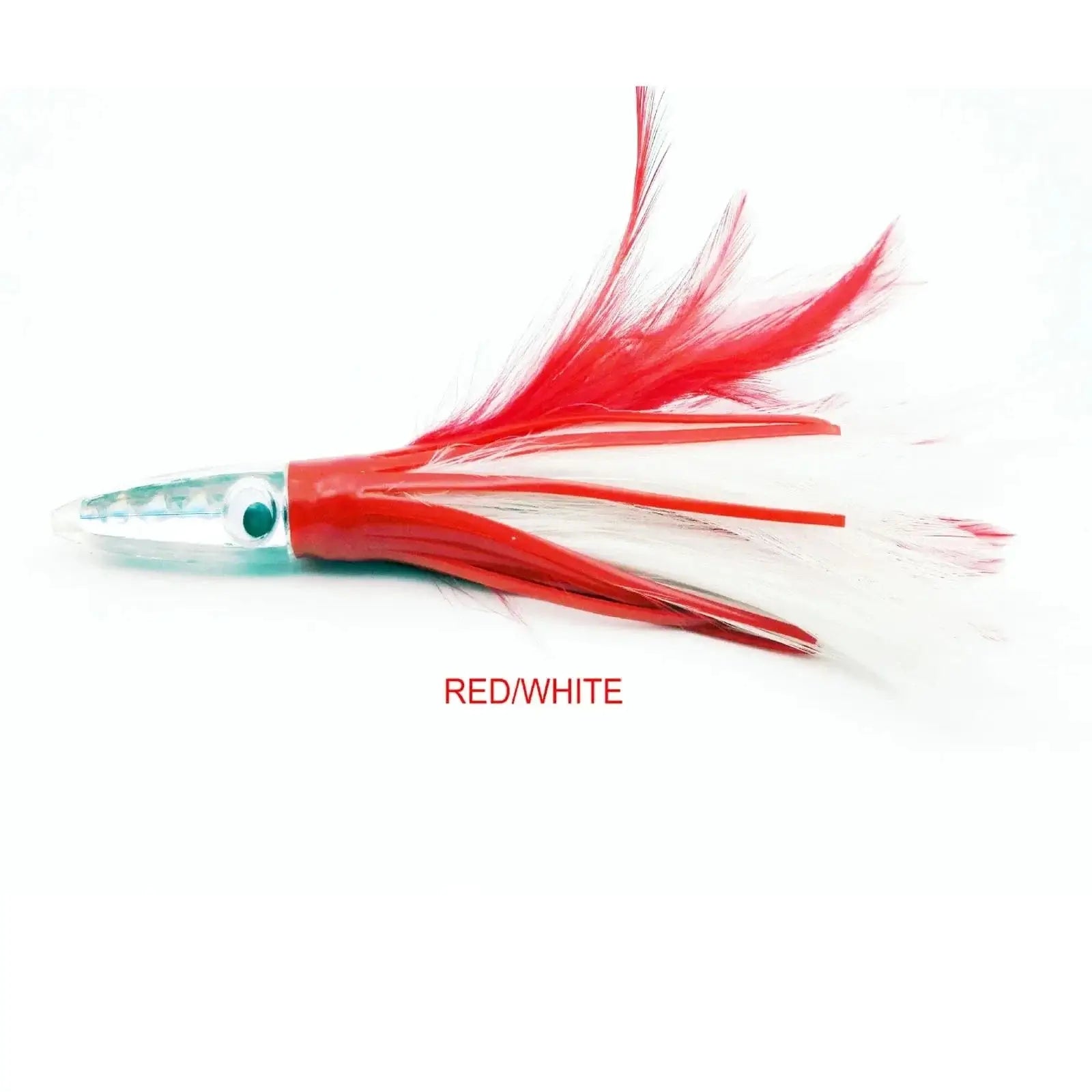 China China 1pc Squid Skirts Soft Fishing Lure 14cm/32g Night Fishing Lure Octopus Feather Skirt Artificial Acrylic Bait for Tuna Sai