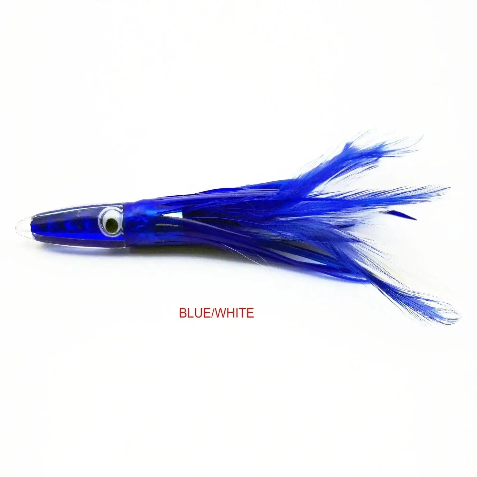 China China 1pc Squid Skirts Soft Fishing Lure 14cm/32g Night Fishing Lure Octopus Feather Skirt Artificial Acrylic Bait for Tuna Sai