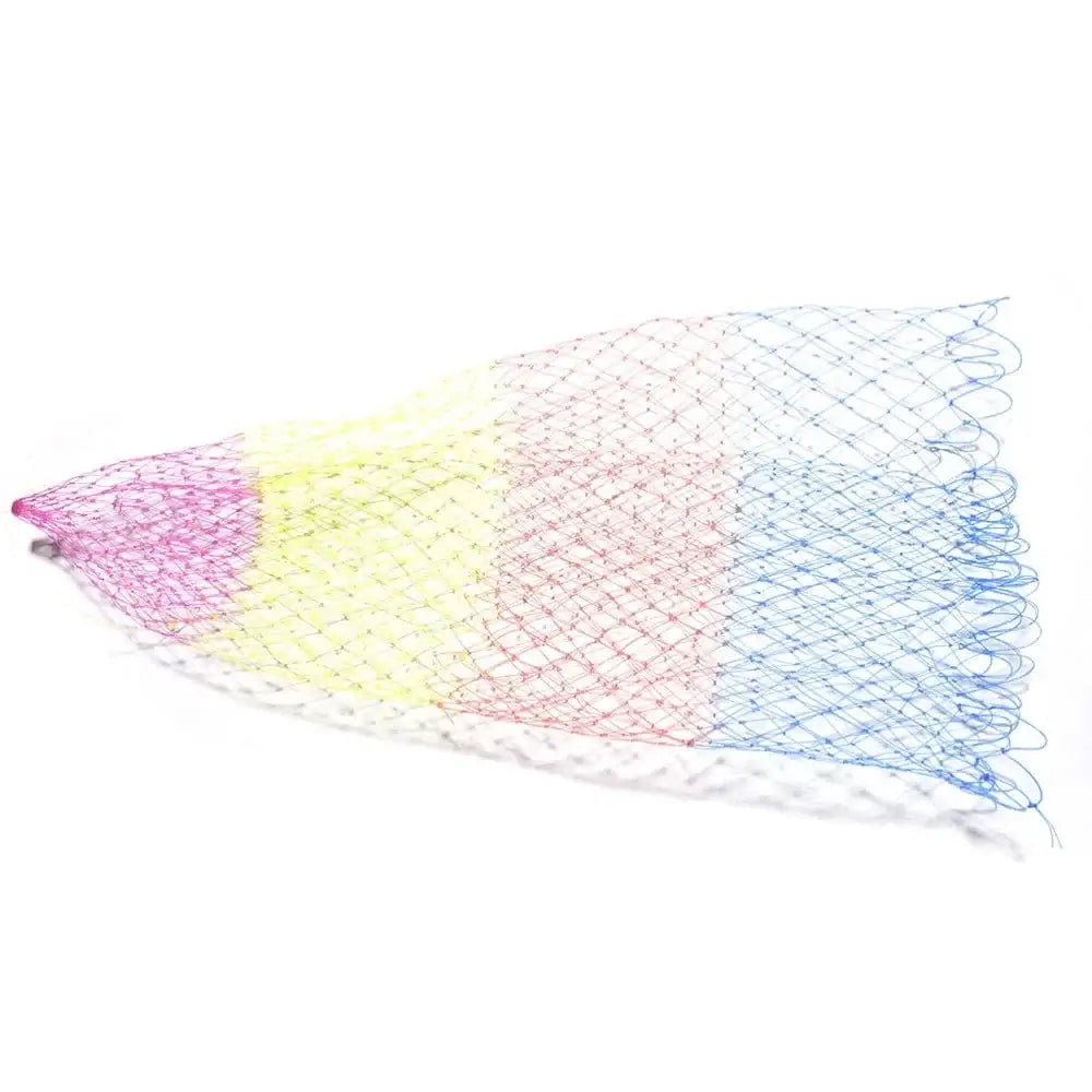 China China 1pcs 3SizesNylon Fishing Nets Collapsible Fishing Tools Rhombus Mesh Hole Depth Folding Nylon Landing Dip Net