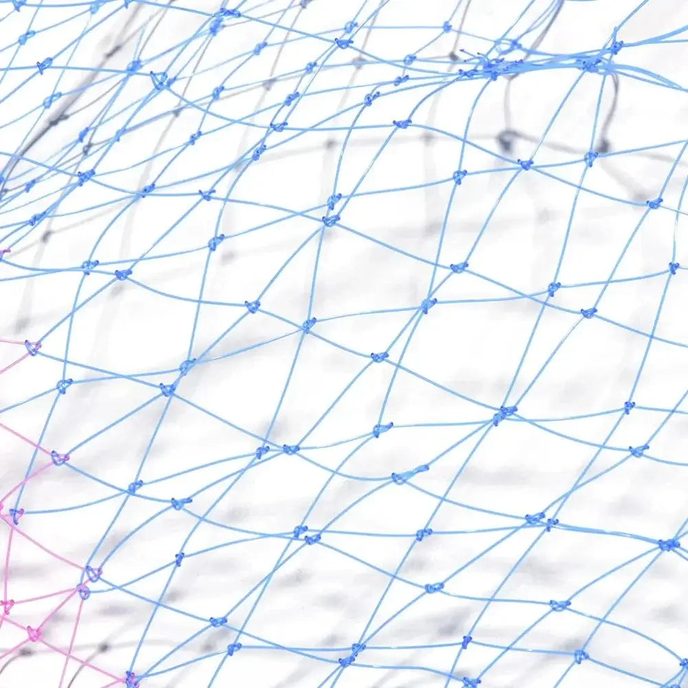 China China 1pcs 3SizesNylon Fishing Nets Collapsible Fishing Tools Rhombus Mesh Hole Depth Folding Nylon Landing Dip Net