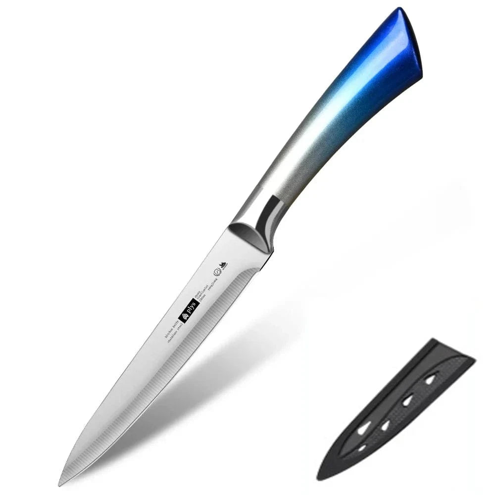 China China 1pcs A Seiko all-steel integrated knife with knife set - high-end kitchen knife - Gradual new fruit knife, sharp fruit - meat knife