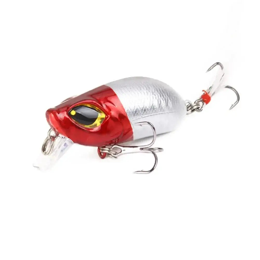 China China 1PCS Crank Fishing Lures 8.3g 5.5cm Minnow For Fishing Wobblers Bass Lures Pike Crankbait Fake Baits With Feather Fishing Tackle