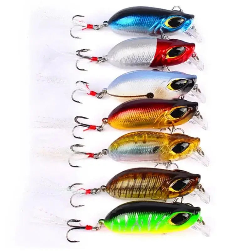 China China 1PCS Crank Fishing Lures 8.3g 5.5cm Minnow For Fishing Wobblers Bass Lures Pike Crankbait Fake Baits With Feather Fishing Tackle